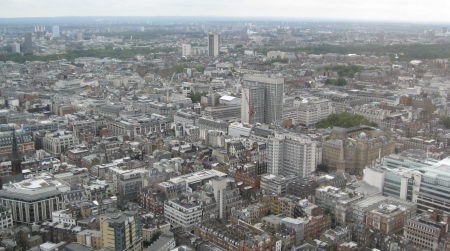View from the top of the BT Tower - Sept 2010