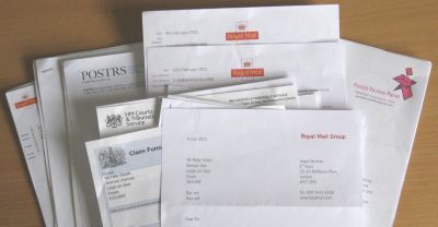 Pete vs Royal Mail - The paperwork